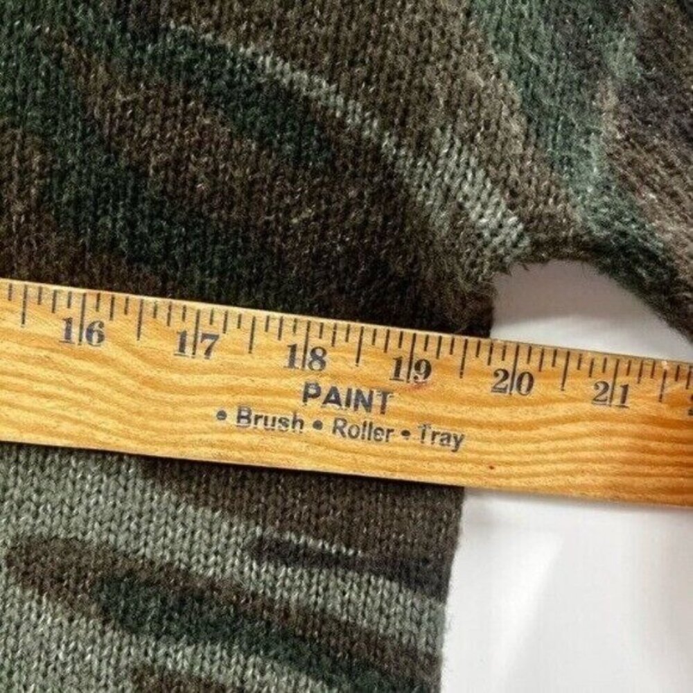RAILS Perci Camo Wool-Alpaca Long Sleeve Crew Neck Sweater XS - Picture 7 of 10